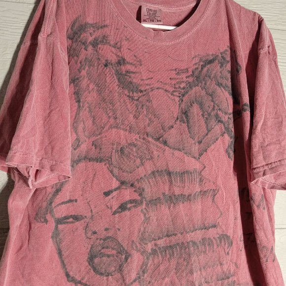 Megan Thee Stallion Hip Hop Rap Graphic Double Sided Comfort Colors T-shirt Size - Picture 2 of 7